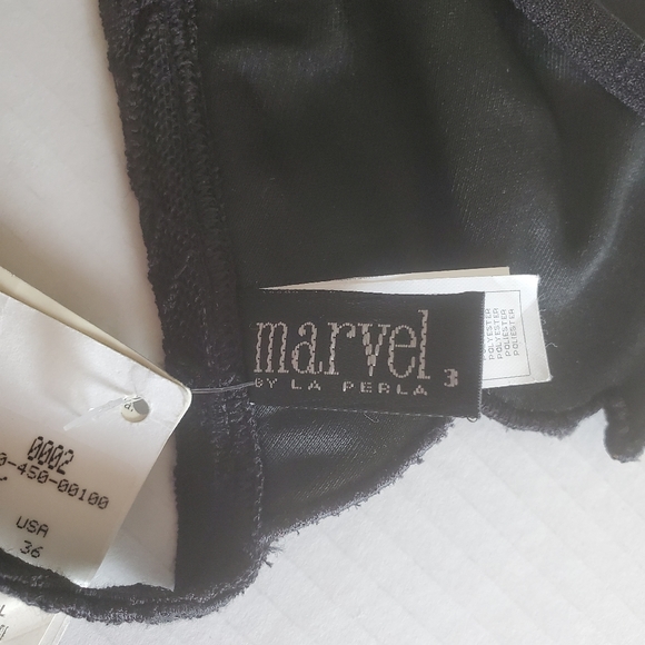 SOLD MARVEL By LA PERLA Black Lace Padded Triangle - Picture 9 of 12